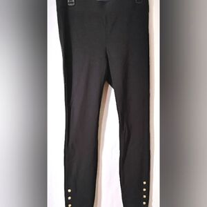 WHBM The Legging With Gold Button Accents